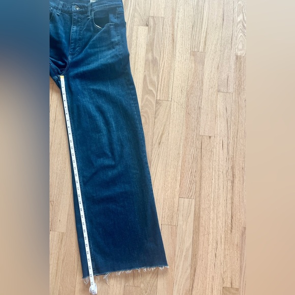 Rag & Bone Serena High Waist Wide Leg Jeans, Dark Wash, Size 27 - Picture 7 of 10